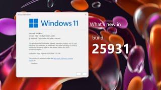 Windows 11 Canary build 25931 and what's new - Ticking timebomb