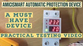 amiciSmart Automatic Over Under Voltage Protection Relay