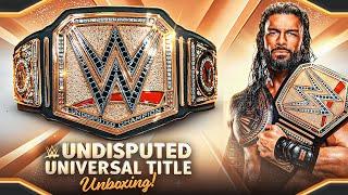 WWE Undisputed Universal Championship Replica Title Belt Unboxing!