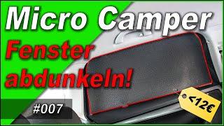 FENSTER ABDUNKELN unter 12€ #007  günstig und schnell | MicroCamper | Isolierung | Vanlife