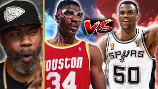 Was David Robinson Or Hakeem Olajuwon TOUGHER To Guard?!