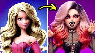 Barbie Wants to Be a Vampire! ‍️ Spooky Transformation Begins