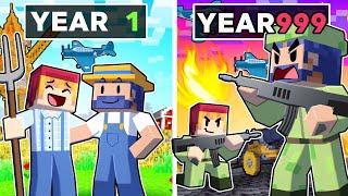 Surviving 999 Years of WAR In Minecraft!