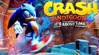 Sonic in Crash Bandicoot 4!