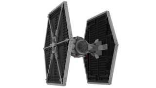 Lego TIE Fighter 3d Assembly Animation