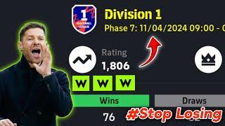 Use This Formation For Help You Reach Division 1 In eFootball 2024  |  Best Formation This Week