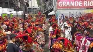 Desfile da Bateria da Grande Rio no carnaval 2022