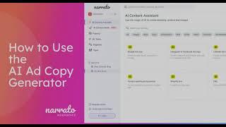 How to Use the AI Ad Generator on Narrato