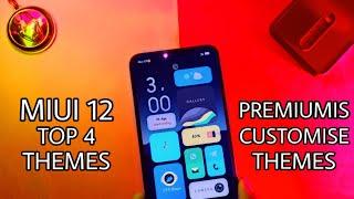 Miui 12 Top 4 Themes New Look & Customise Themes | MIUI 12 THEMES