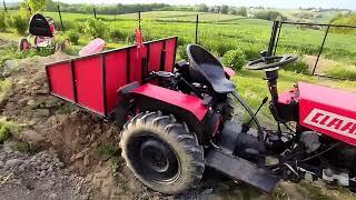 Prace ogrodowe - traktorek SAM, przygotowanie pod kwiaty
