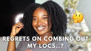 Do I REGRET Combing Out My Locs…? | The Real Reasons Why I Combed Out My Locs! | #KUWC