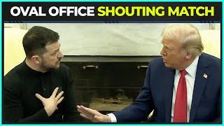 Shouting Match Between Trump, Vance & Zelensky During Oval Office Press Conference