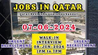 Jobs in Qatar 2024 | High Salary Jobs | Walk-in Interview| Qatar Job #qatarjobs #qatarvacancies #job
