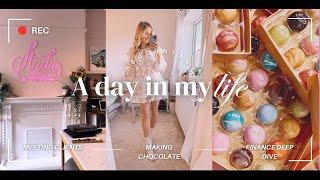 A day in the life of an accountant | Meeting clients, making chocolate and chatting finance!