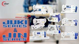 JUKI & JIN (JUKI INTERNATIONAL) Sewing Machine Series from Japan