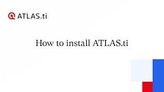 How to install ATLAS.ti Windows