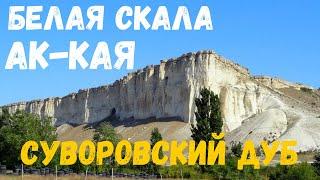 Крым 2019. Белая Скала Ак-Кая (Меловая скала) г. Белогорск. Суворовский дуб.