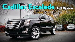 2018 Cadillac Escalade ESV: Full Review | Platinum, Premium Luxury & Luxury