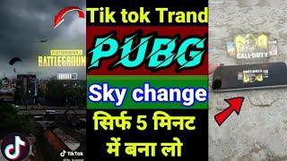 Tik tok new trand | Pubg sky change video editing Tutorial | Tik Tok Pubg sky change VFX editing