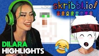 ICH SPIELE SKRIBBL MIT STEGI! | Dilara Highlights