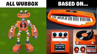 All Wubbox are based on...My Singing Monsters!