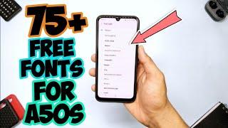 How To Install Any Fonts For FREE In Samsung Galaxy A50s, A70, & Any Samsung One UI Device (NO ROOT)