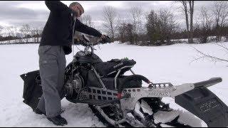 How to start your Ski-doo if the pull chord breaks.