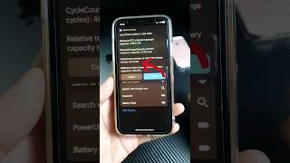Battery Cycle Count Check on iPhone