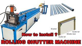 Rolling shutter machine price | shutter door machine | shutter roll forming machine