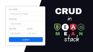 MEAN Stack CRUD Operations - Angular 15