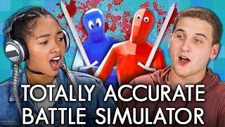 TOTALLY ACCURATE BATTLE SIMULATOR | TABS (Teens React: Gaming)