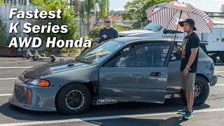 Fastest K Series AWD Honda Civic in the world! GP1 Racing Civic is the 2nd fastest Honda AWD