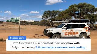 Australian ISP automated their workflow with Splynx achieving 3 times faster customer onboarding