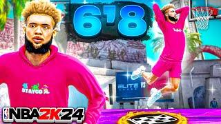 6'8 "SLASHING PLAYMAKER" BUILD is GAME BREAKING in NBA 2K24! BEST 6’8 BUILD 2K24! 6'8 GUARD BUILD!