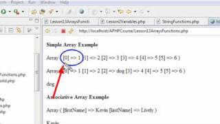 PHP Programming 13 Array Functions 1