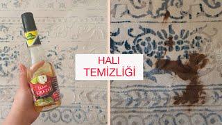 HALI NASIL TEMİZLENİR | HALIDAN LEKE ÇIKARMA %100