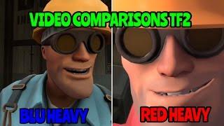 Meet The Blu And Red Engineer Video Comparison TF2