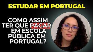 Escola pública em Portugal é gratuita mas as refeições são pagas