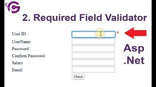 Part 2. Required Field Validator in ASP NET Web Forms