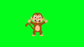 green screen monkey#green screen with fun