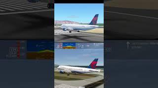 Infinite Flight VS Aerofly FS 2021 #aviation #landing #plane #shorts #fyp #edit #trending