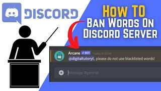 How To Ban Words On Discord