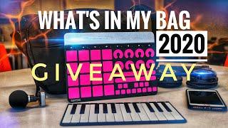 What's in my Bag 2020 (Music Producers edition) Mobile Studio Everyday Carry + FREE GIVEAWAY