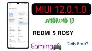 Miui 12 Eu Stable V12.0.1.0 | Redmi 5 ROSY | Android 10 | Quick Gaming & Performance Review