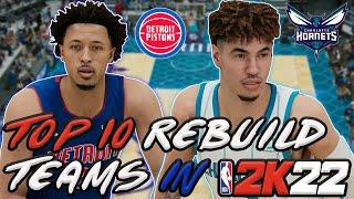 Top Ten Teams to Use and Rebuild in NBA 2K22 MyNBA & MyGM Modes!