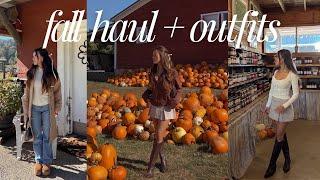 cozy fall try-on haul + outfit ideas