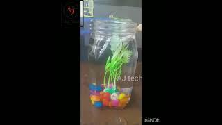 how to make a aquarium at home #youtube #ajtech