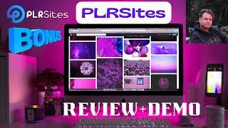 PLRSites Review|Demo|Bonuses