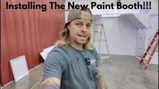 Installing Our New Paint Booth: A Game Changer for Custom Paint Jobs!