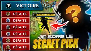 7 DÉFAITES D'AFFILÉE, JE SORS LE SECRET PICK EN CHALLENGER...